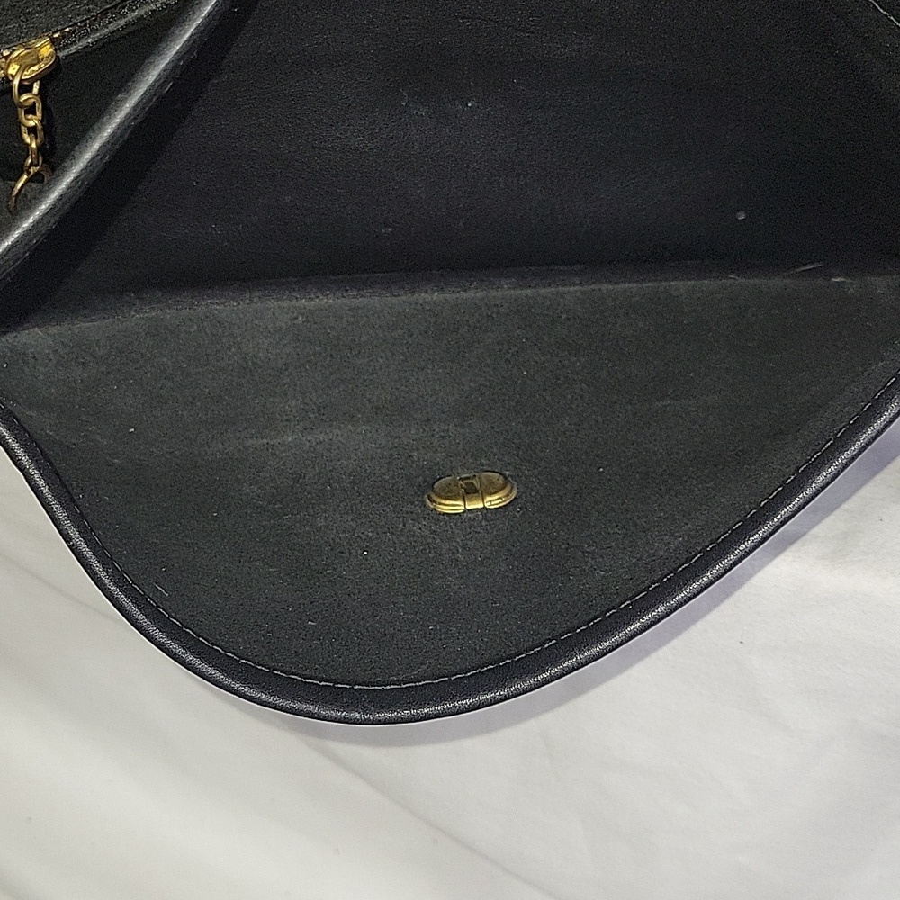 Vintage Coach 9790 Black Leather City Bag Shoulder Bag Satchel Purse - Picture 8 of 13